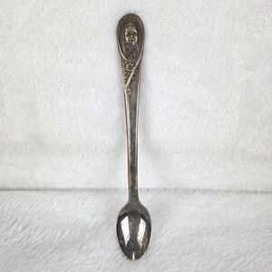 Vintage Gerber Baby Spoon Winthrop Silver Plate 5.5" Art Nouveau Design